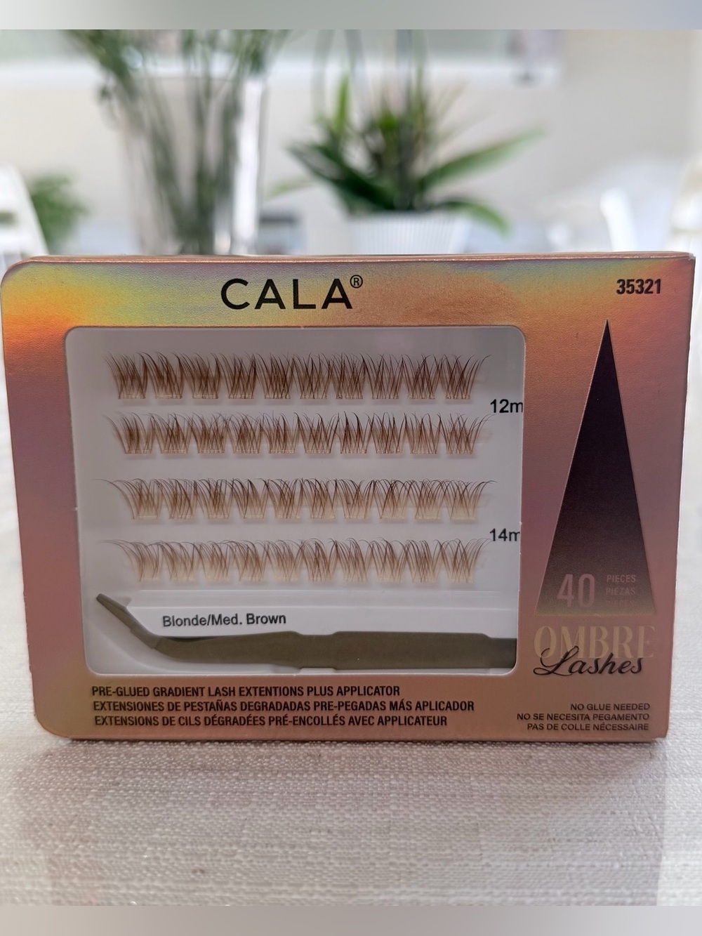 CALA Ombre Lashes Blonde/Med. Brown NWT
